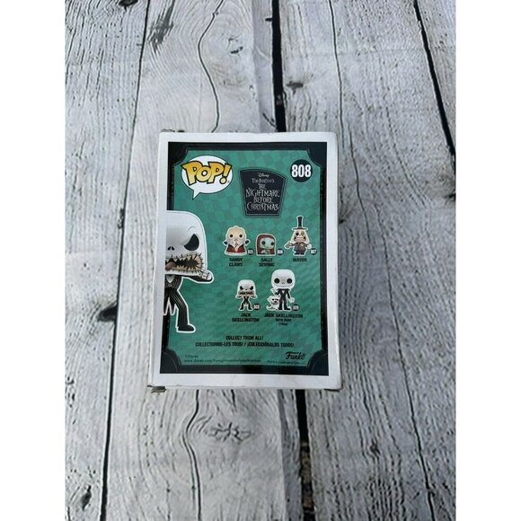 Funko Pop! Disney Nightmare Before Christmas 808 Jack Skellington Vinyl Figure - Picture 7 of 8